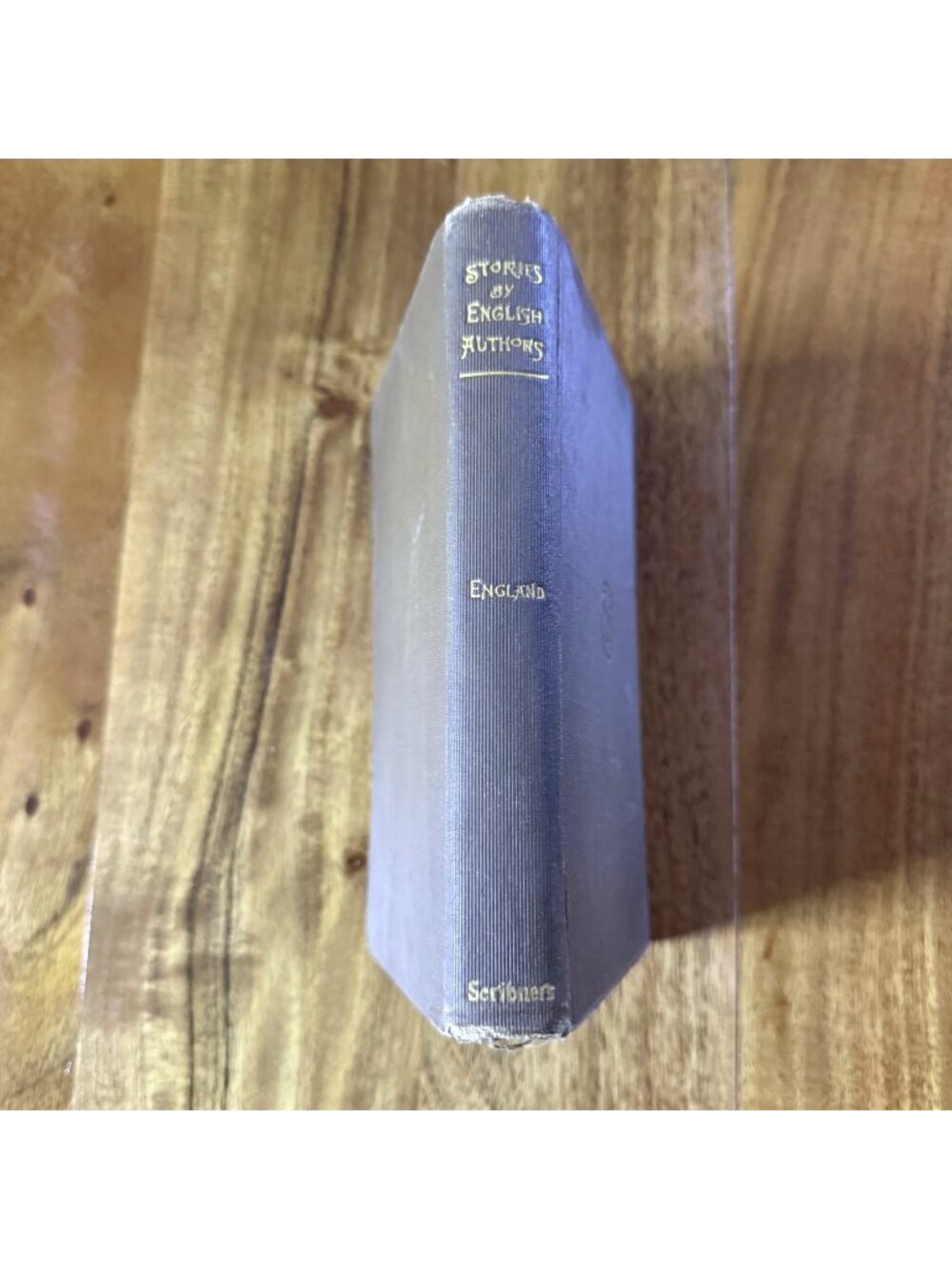 Antique 1902 Stories by English Authors ENGLAND Scribner's Brown Edition HC